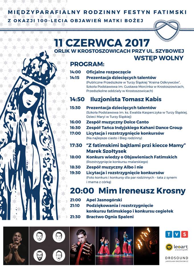 Krostoszowice: Międzyparafialny Rodzinny Festyn Fatimski. Kabis i Krosny