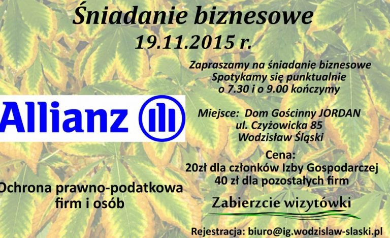 Śniadanie biznesowe
