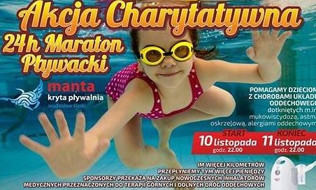 Akcja Charytatywna 24h Maraton Pływacki