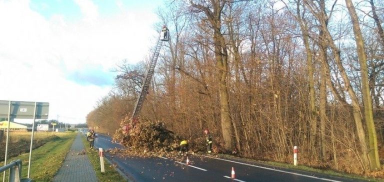 Wichury przyczyną utrudnień w ruchu