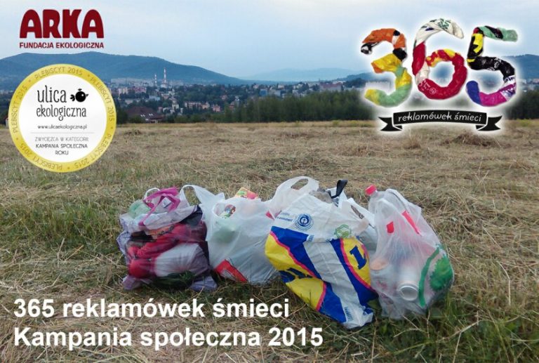 „365 reklamówek śmieci” kampanią społeczną 2015