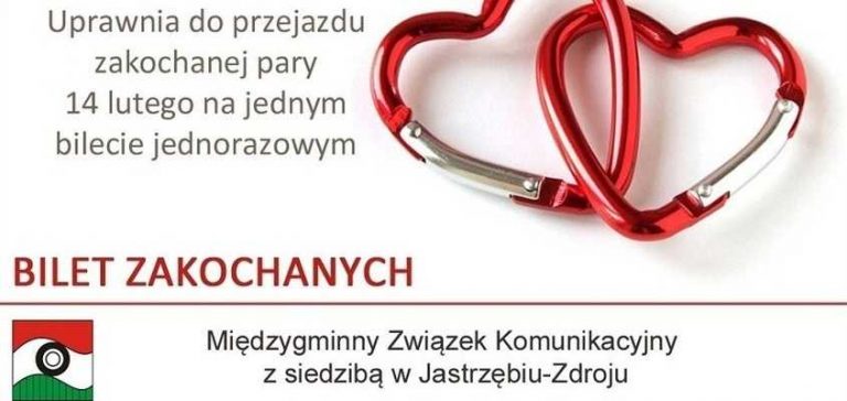 Podróżujesz z MZK? Na Walentynki przygotowano wyjątkową ofertę
