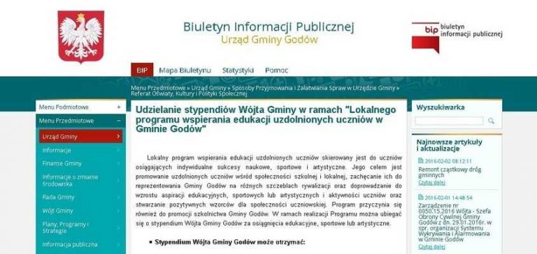 Gmina Godów wspiera edukację uzdolnionych uczniów