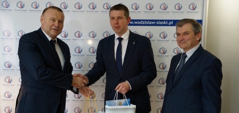 Prezydent Wodzisławia spotkał się ze starostą powiatu