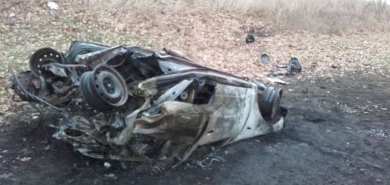 Buków: Wybuch i pożar samochodu osobowego na gaz