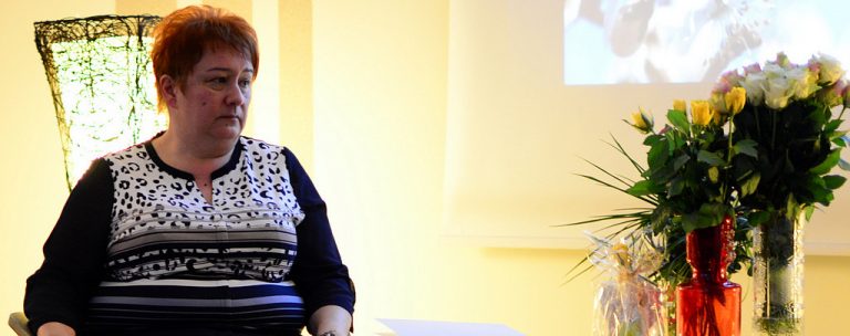 Halina Socha o Anielskiej Przystani w wodzisławskiej bibliotece