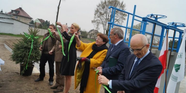 Oficjalne otwarcie jazu na rzece Suminie w Nędzy