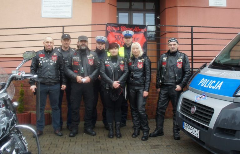 Akcja Grupy Motocyklowej Mroczne Duchy i policji: „Patrz w lusterka…”