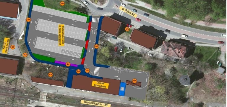 Pociąg do dwóch kółek – budowa centrum przesiadkowego w Wodzisławiu Śl.