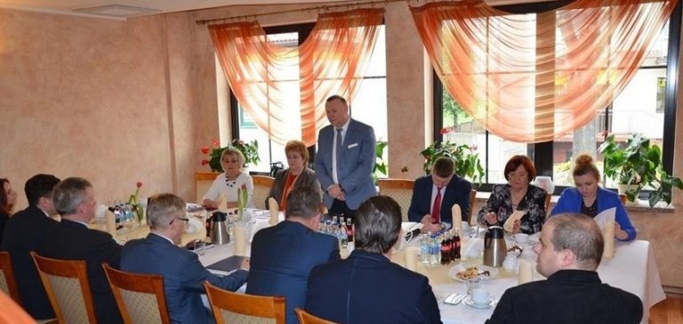 Wodzisław: W Starostwie Powiatowym spotkali się włodarze samorządów lokalnych