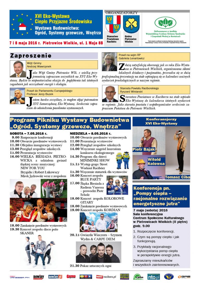 XVI Eko-Wystawa – Ciepło Przyjazne Środowisku