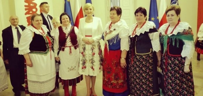 Połomia, Mszana: 150-lecie KGW w Polsce - gospodynie w Pałacu Prezydenckim