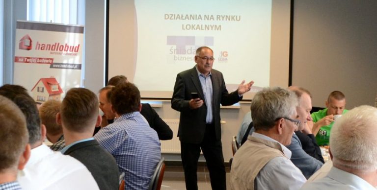 Śniadanie biznesowe w firmie Handlobud