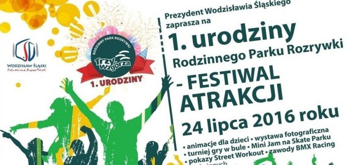 Wodzisław: Rodzinny Park Rozrywki Trzy Wzgórza - 1. urodziny. Festiwal Atrakcji