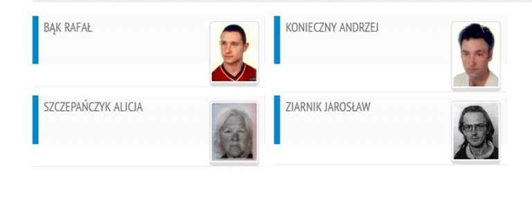 Jeśli ich widziałeś, daj znać policji