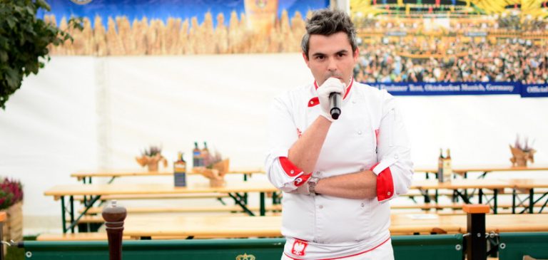 Tomasz Leśniak podczas Oktoberfest w Wodzisławiu