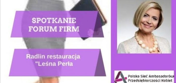 Forum Firm Radlin: Światowy Dzień Przedsiębiorczości Kobiet w Polsce. Urszula Ciołeszyńska 