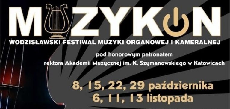 MUZYKON – przed nami 9. edycja Wodzisławskiego Festiwalu Muzyki Organowej i Kameralnej