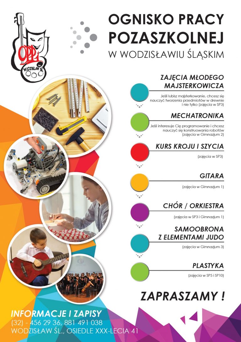 Wodzisław Śl.: oferta zajęć pozalekcyjnych w OPP