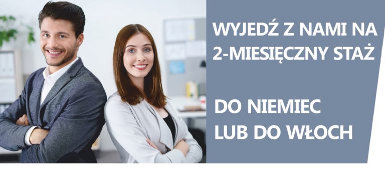 Projekt mobilności – szansa na 2-miesięczny staż we Włoszech!