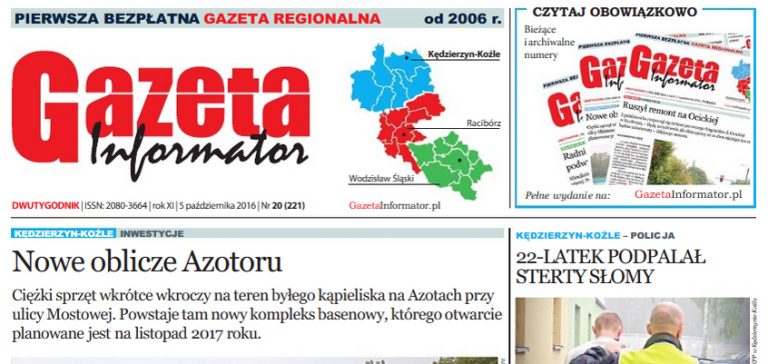 Gazeta Informator nr 221. Nowe oblicze Azotoru