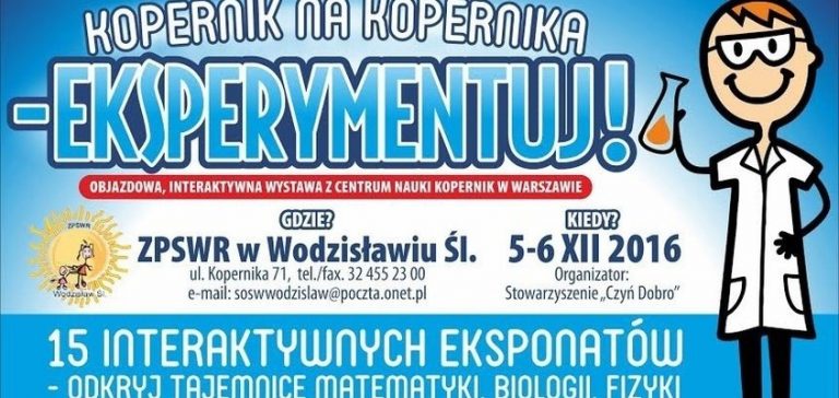 Interaktywna wystawa z Centrum Nauki Kopernik zawita do Wodzisławia