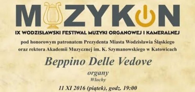 Muzykon w Wodzisławiu Śl.: Na kolejnym koncercie usłyszymy utwory Bacha