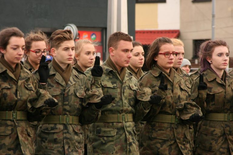 Ślubowanie kadetów w Rydułtowach