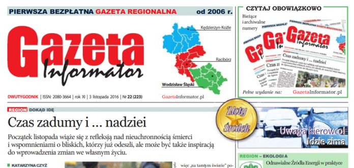 Gazeta Informator nr 223 Wodzisław Śląski