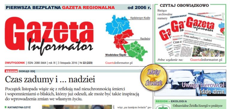 Gazeta Informator nr 223. Czas zadumy i… nadziei