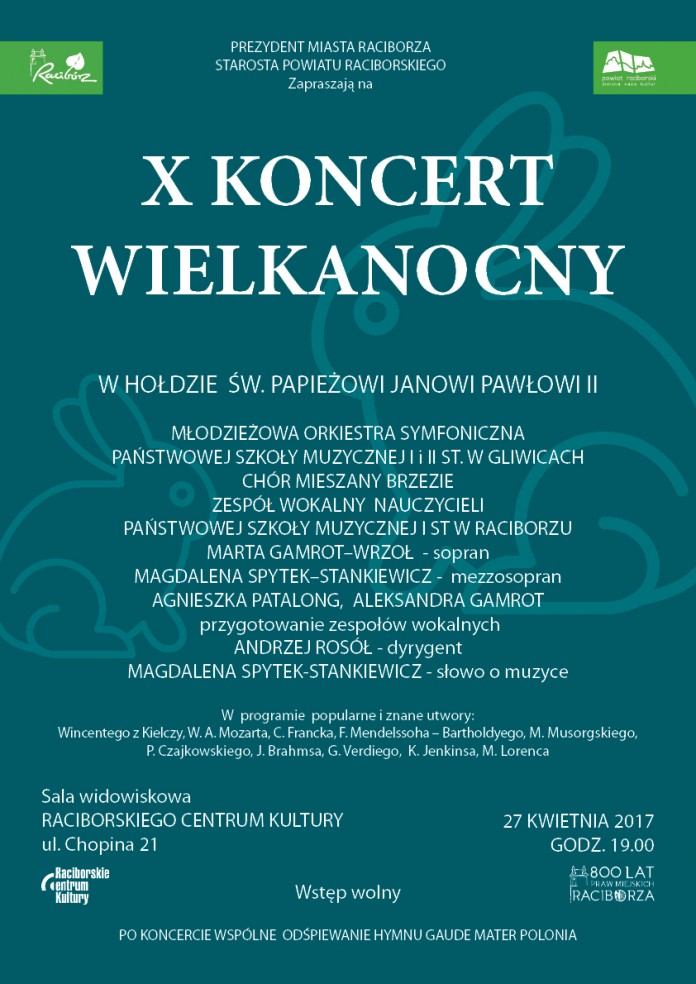 RCK Racibórz: X Koncert Wielkanocny