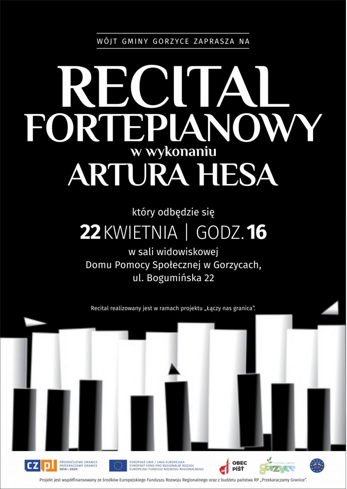 DPS Gorzyce: Recital fortepianowy w wykonaniu Artura Hesa